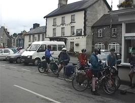 A provisions stop at Tregaron, 26.5 miles into the ride